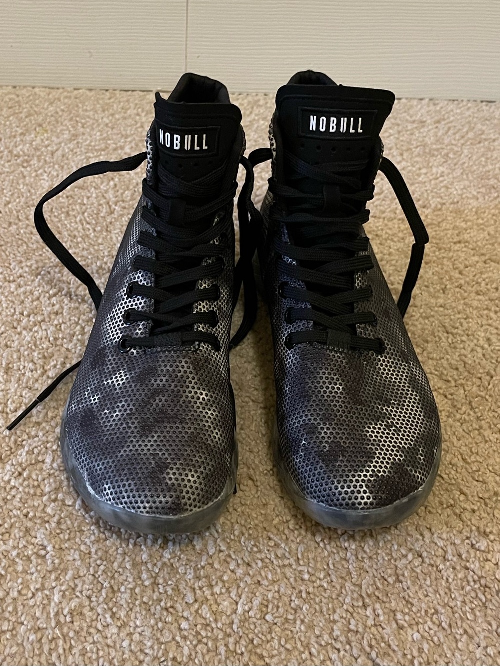 NOBULL Camo Outwork Trainers SuperFabric High-Top Gym Shoes Mens 6.5/ Womens 8